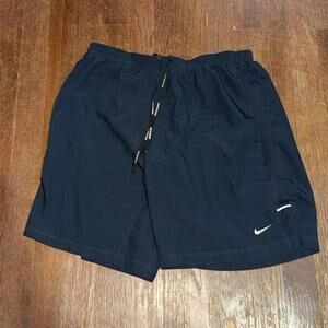 Nike Running DriFit BetterWorld Athletic Shorts Mens MD Navy Blue Vintage Y2K